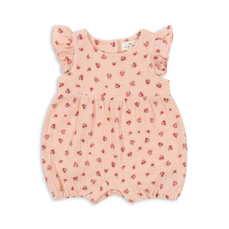 COCO FRILL ROMPER-PEONIA PINK