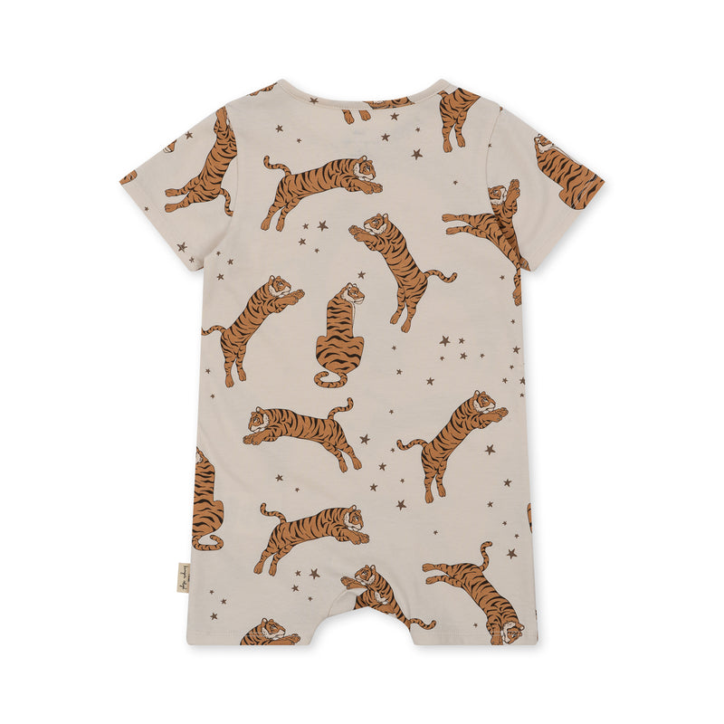 BASIC ROMPER GOTS-TIGER SAND