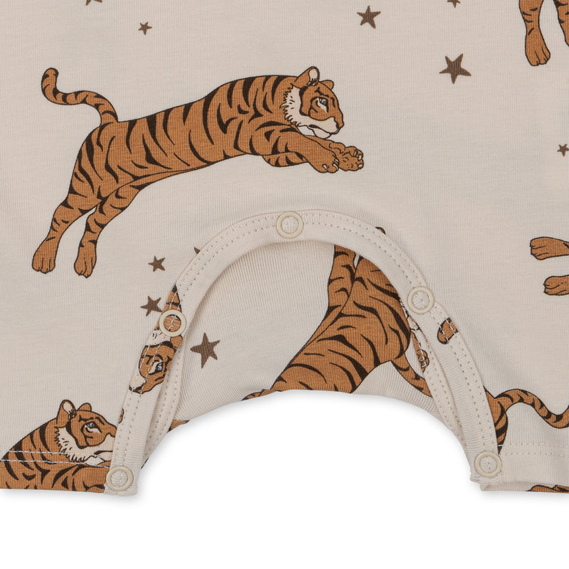 BASIC ROMPER GOTS-TIGER SAND