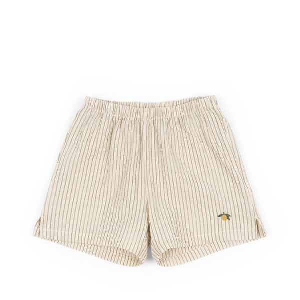 ELLIOT SHORTS GOTS-TEA STRIPE