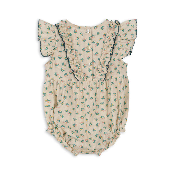 KIM FRILL ROMPER GOTS-FLEUR COLORƒ