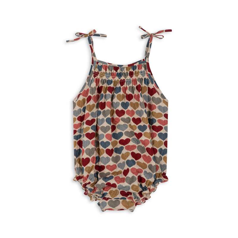 VIVIAN STRAP ROMPER GOTS-COEUR BISOUS