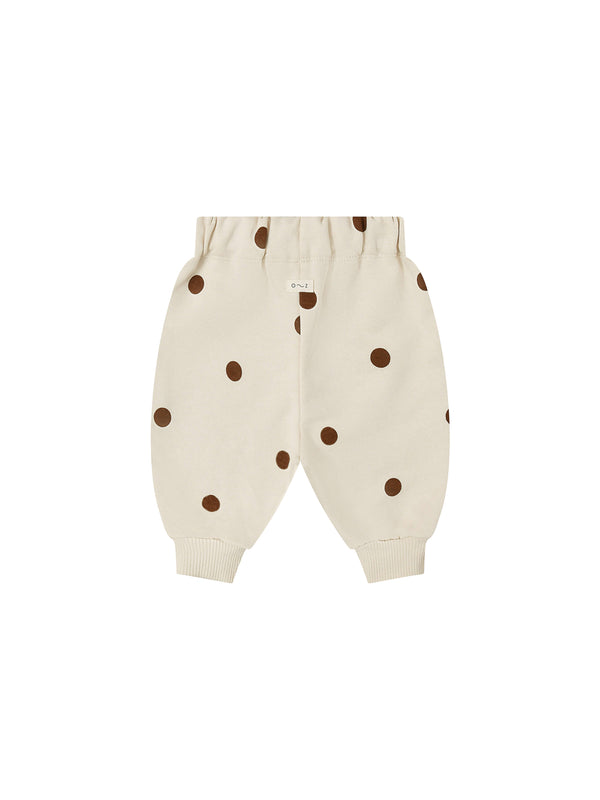 Undyed Cotton Dots Sweatpants