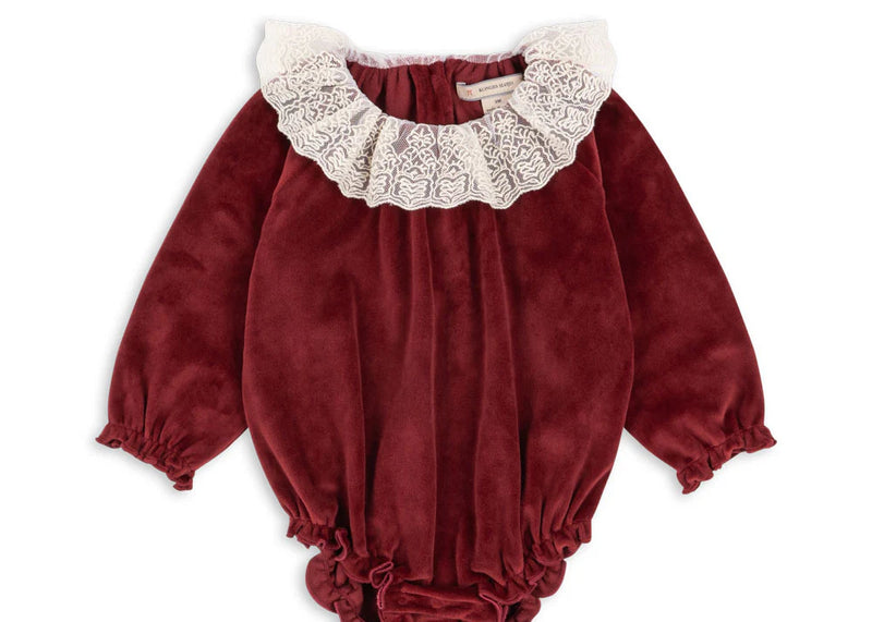 VENOLA ROMPER GRS-RED DAHLIA