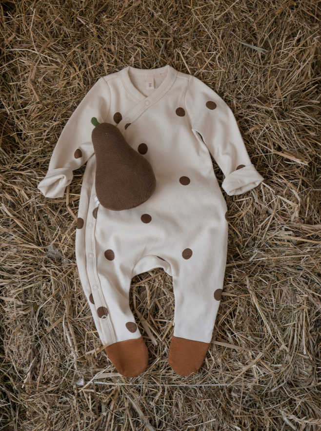 Undyed Cotton Dots Suit