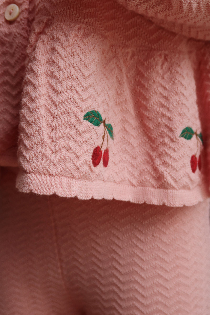 CYPRES CARDIGAN GOTS-MELLOW ROSE