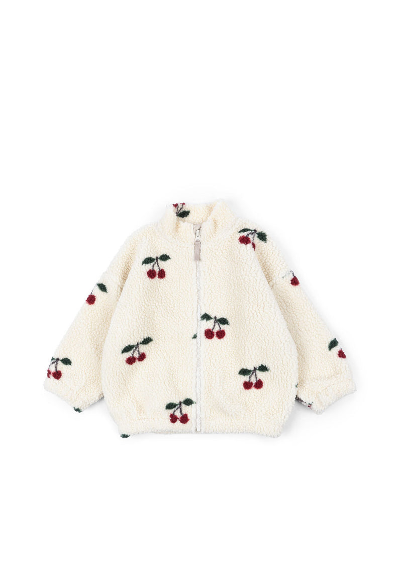 JODY TEDDY JACKET GRS-CHERRY