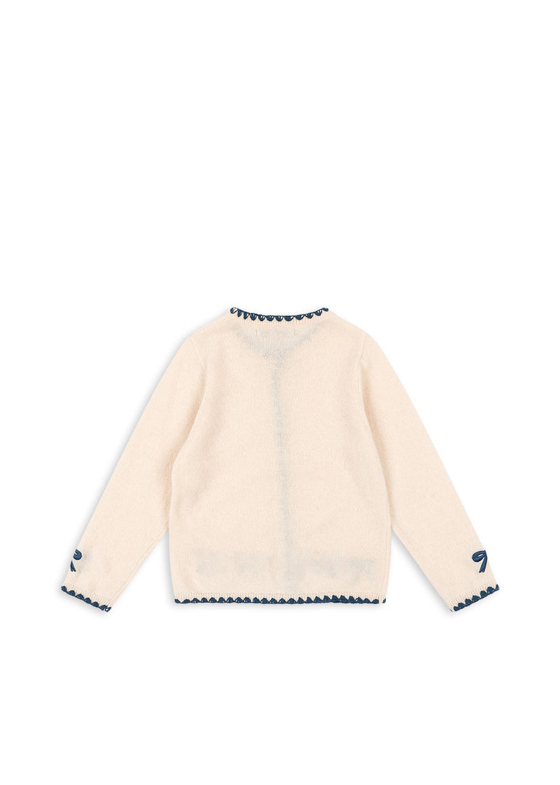 COLLETTE KNIT CARDIGAN-OFF WHITE