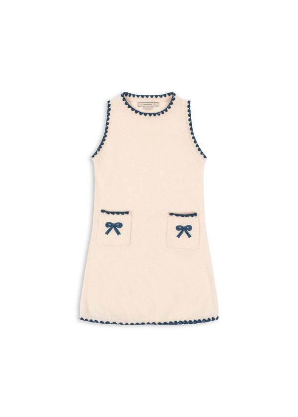 COLLETTE KNIT DRESS-OFF WHITE