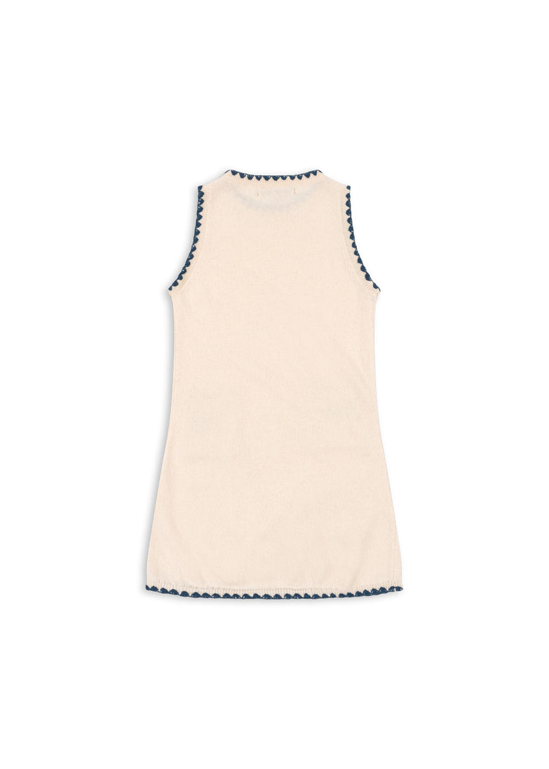 COLLETTE KNIT DRESS-OFF WHITE