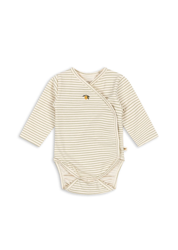 BASIC LS BODY GOTS-TEA STRIPE