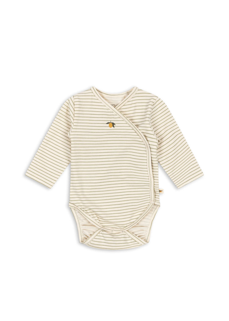 BASIC LS BODY GOTS-TEA STRIPE