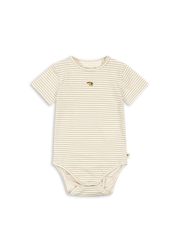 BASIC SS BODY GOTS-TEA STRIPE