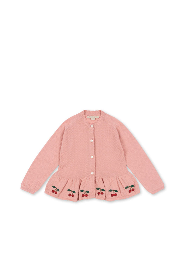 CYPRES CARDIGAN GOTS-MELLOW ROSE