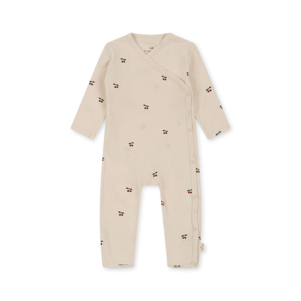 NEW BORN ONESIE 有機棉連體衣-CHERRY