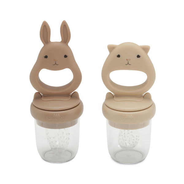 SILICONE FRUIT FEEDING PACIFIER BUNNY-咬咬樂 BARK/SHELL